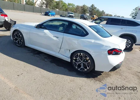 2025 BMW 230I z USA, uszkodzony, nr VIN 3MW23CM00S8F24122